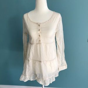 🍒Anthropologie Ecote Cotton Top Cottagecore